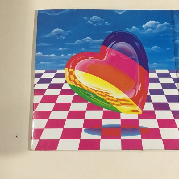 LISA FRANK VINTAGE  90s RAINBOW HEART 3 RING  BINDER RARE - Picture 12 of 16